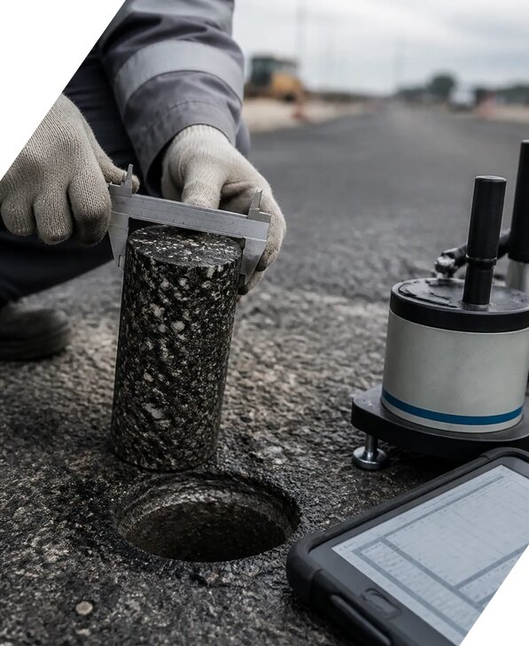 Определение плотности асфальта в Апатитах от 3112 р. | ЭкспертизаРоссия