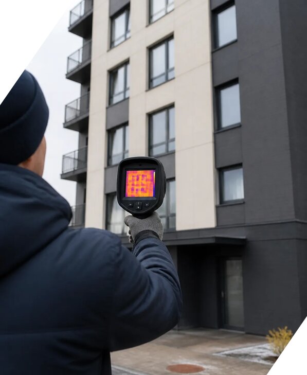 Тепловизионное обследование зданий в Апатитах от 5186 р. | ЭкспертизаРоссия
