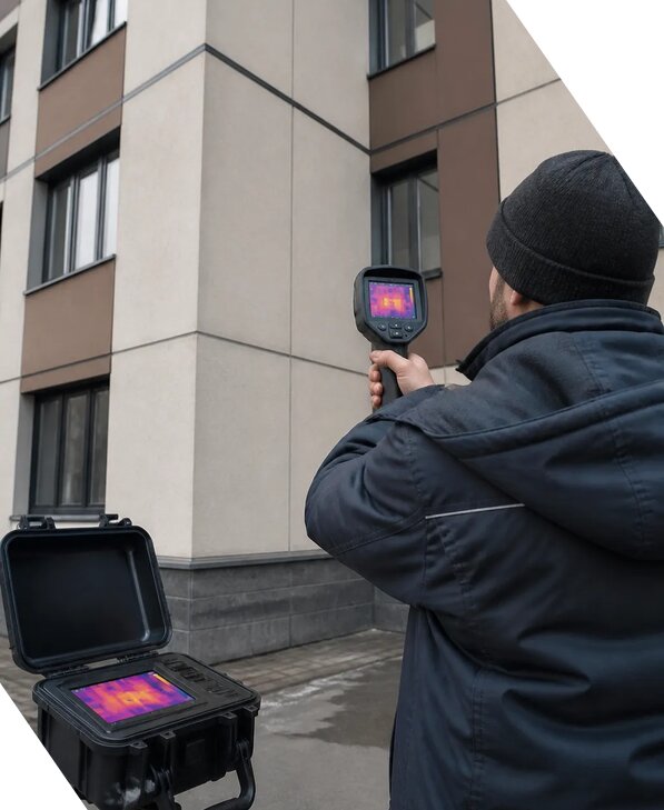 Тепловизионное обследование зданий и сооружений в Апатитах